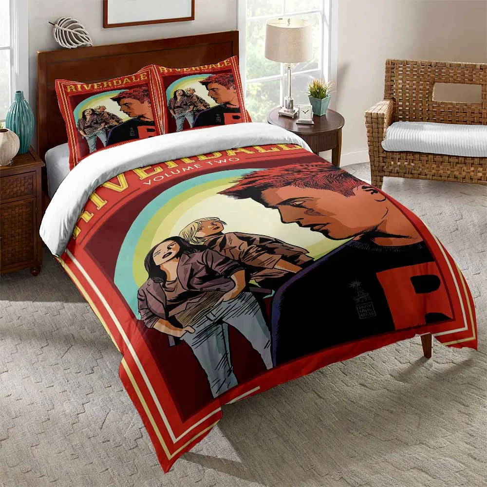 Riverdale Home Bedding Set Single Double Full Queen King Size Bed Linen Set Movies Character 3D Print Comforter Cover Pillowcase Riverdale Home Bedding Set Single Double Full Queen King Size Bed Linen Set Movies Character 3D Print Comforter Cover Pillowcase