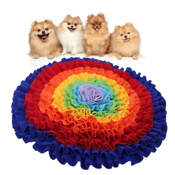 

Snuffle Mat for Dogs Pet Slow Feeding Mat Food Dispensing Dog Sniffing Treat Foraging Training Pad Puppy Puzzle Toys