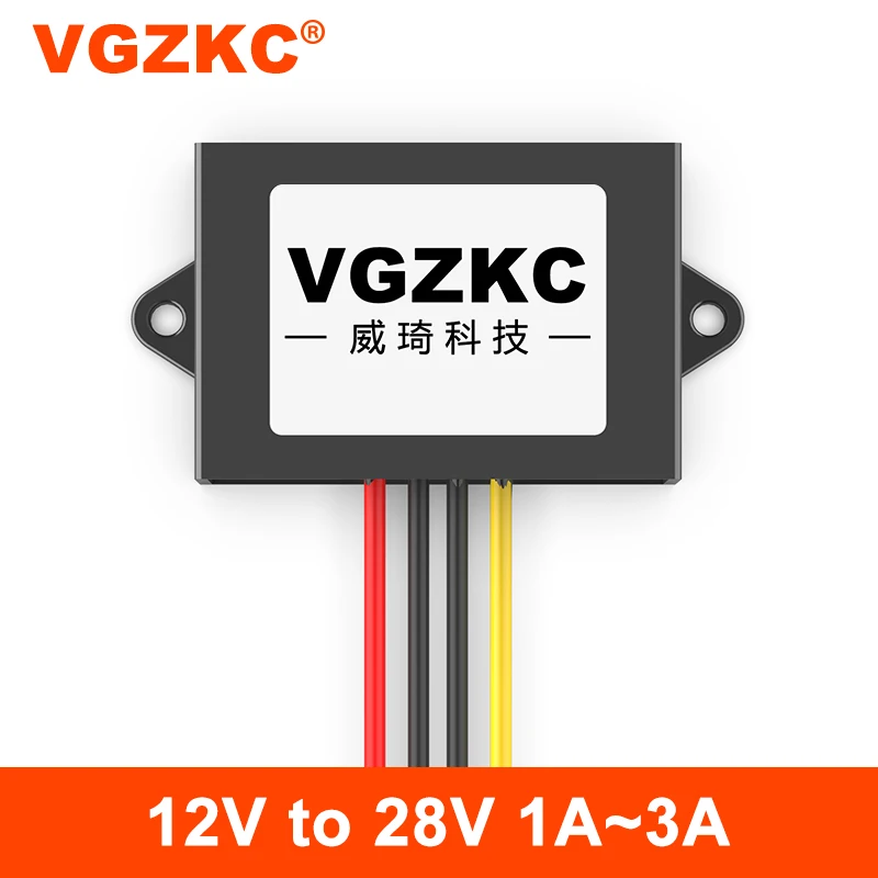 

12V to 28V DC converter 12V to 28V waterproof boost module 12V to 28V automotive regulator