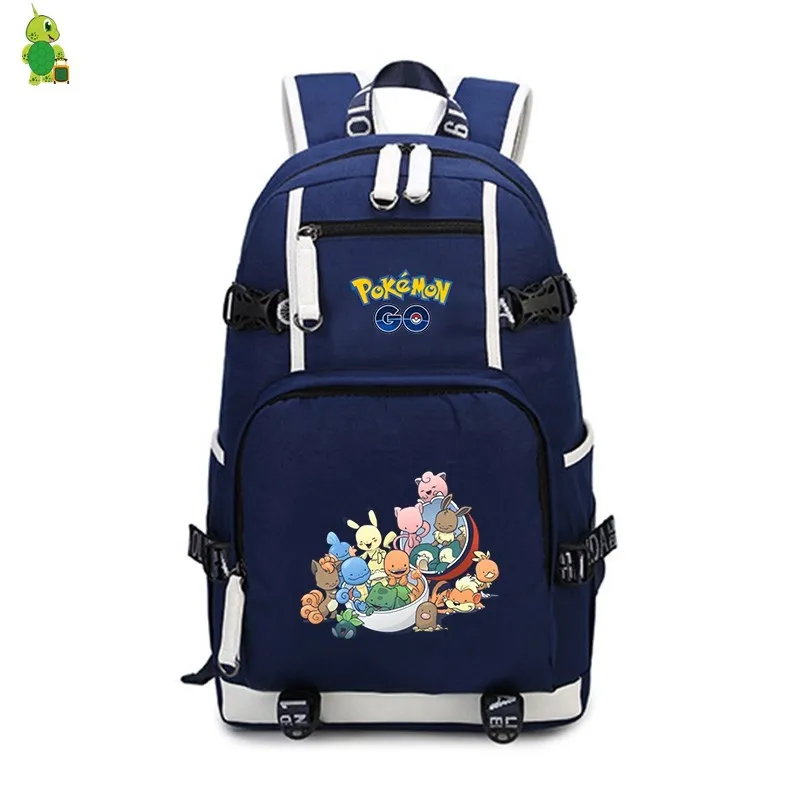 Mochila Pokemon Go Рюкзак Школьные сумки для подростков девочек мальчиков большие дорожные сумки на плечо женский мужской рюкзак для ноутбука рюкзак - Цвет: 27