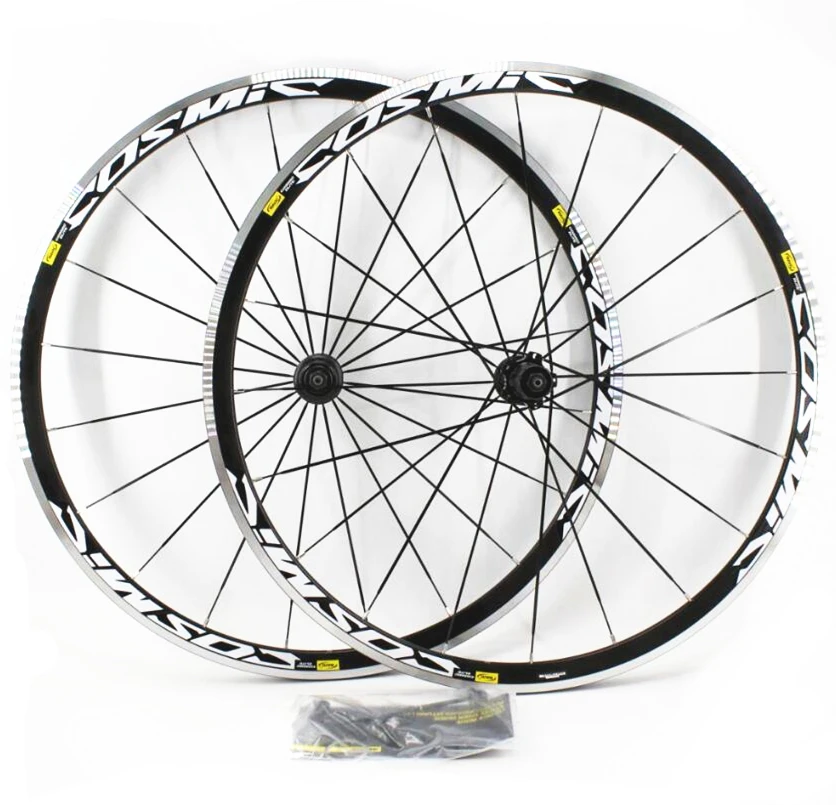 

700C Cosmic Road Bicycle Bike Wheel V Brake Aluminium Wheelset For 8/9/10/11 Speed Wheels Rims
