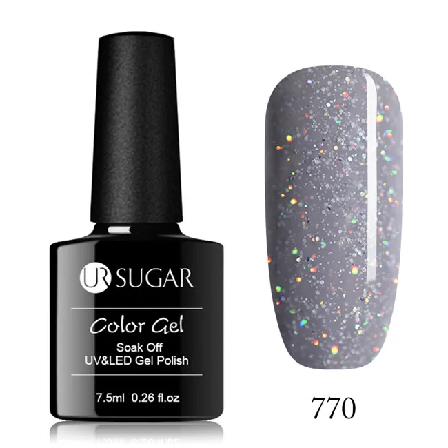 770 Ur Sugar серии био-Гели Soak Off УФ гель-Лаки от Цвет пальто УФ& светодиодный Маникюр нейл-арта украшения аксессуар Гель-лак - Цвет: 770