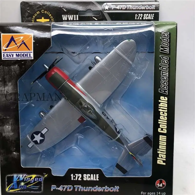 Details about   1/72 36423 EASY MODEL P-47D 56th FG 8th AF USAAF 5F-G Fighter Assembled Model 