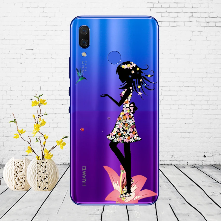 Силиконовый чехол для huawei nova 3 3i, мягкий чехол из ТПУ, задняя крышка для телефона nova 3 nova 3i, INE-LX2, INE-LX9, funda, чехол, бампер - Цвет: A7