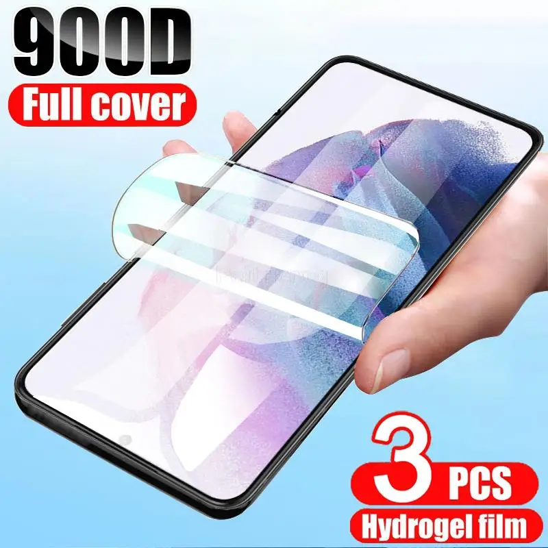 3pcs Hydrogel Film Screen Protector For Samsung Galaxy S21 Ultra S20 Fe