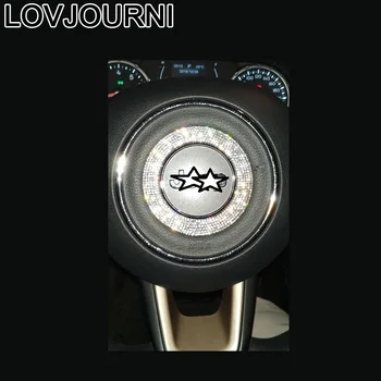

Steering Wheel Interior Decorative Automovil Modified Decoration Bright Sequins Accessory Covers Parts 18 19 FOR JEEP Commander