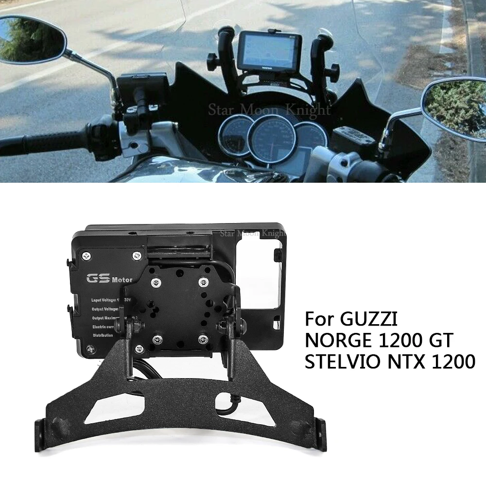 Подставка для телефона GUZZI NORGE 1200 GT поддержка STELVIO NTX GPS/смартфона кронштейн