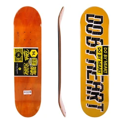 Double Rocker Professional Skateboard Deck Maple Wood 8.0 Street Action Skateboard Teenage Adult Rullebrett Outdoor Sport