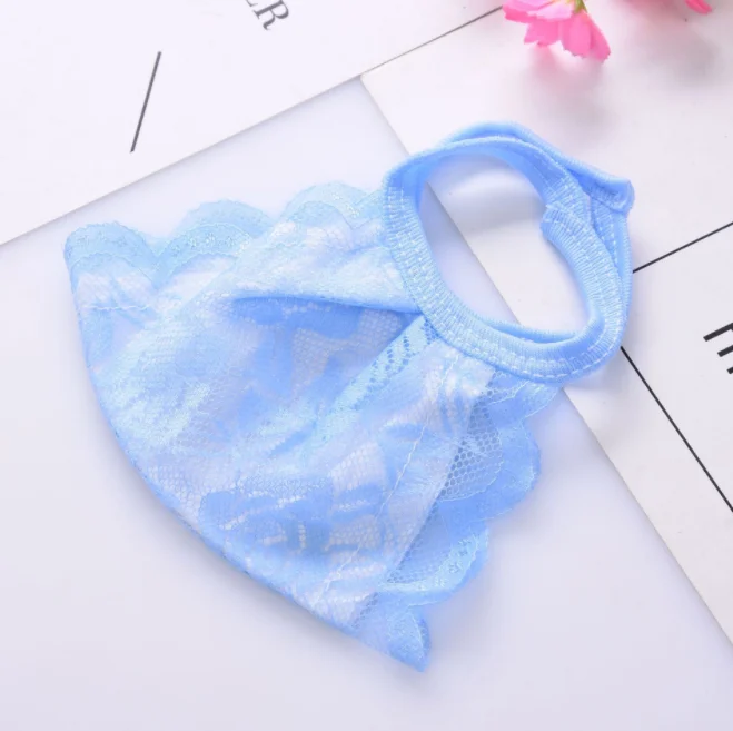New Women's Thin Sunscreen Vintage Cotton Lace Masks Lady's Mouth-Muffle Respirator Cycling Anti-Dust Fashion