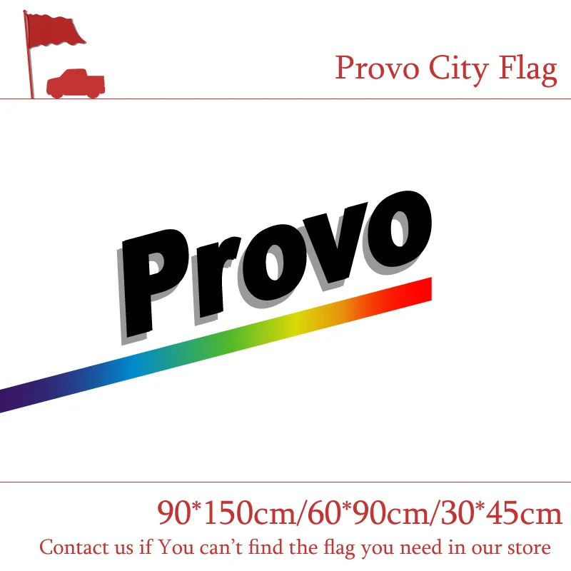 1985- прово флаг города 3х5фт 90*150 см 60*90 см флаг 30*45 см Автомобильный флаг для проведения акции, голосования, события, офиса