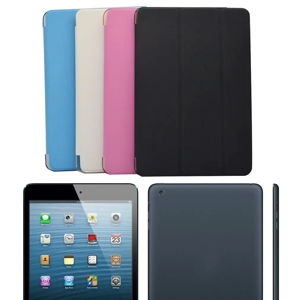 Ультратонкие Tri-fold Смарт чехол Обложка подставка для телефона Ipad Mini 1/2/3 Нм