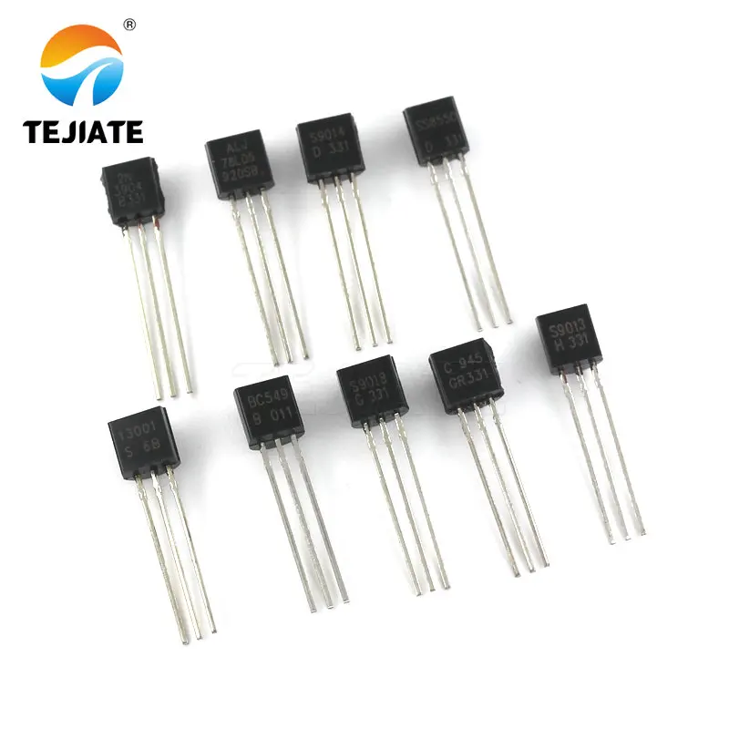 Plug-in-triode-S8050-SS8050-S9014-2N3904-NPN-power-transistor-directly-inserted-TO-92-78L05-2N55