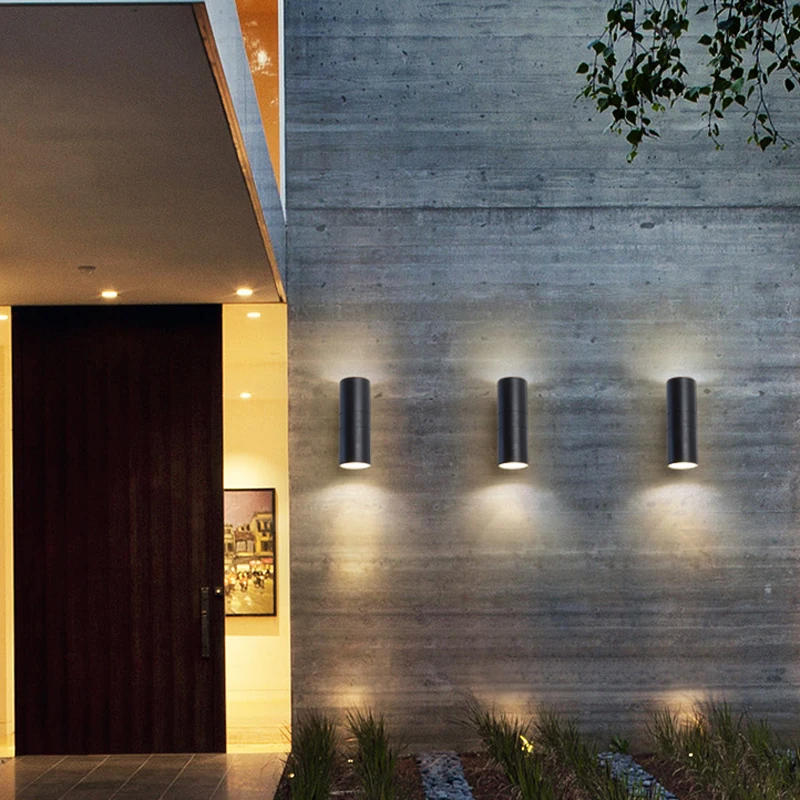 Waterproof LED Wall Lamp 6W 12W 18W 110V 220V COB Double Head Wall Light for Indoor Outdoor Porch Street Path Lighting 1PCS led light led wall lamp wall light