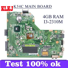 Klkj k54c placa-mãe para computador portátil, original, 4gb ram