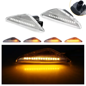 

2PCS LED Dynamic Turn Signal Side Marker Light Sequential Blinker Light Lamp for BMW X3 F25 X5 E70 X6 E71 SB20 Auto Accessory