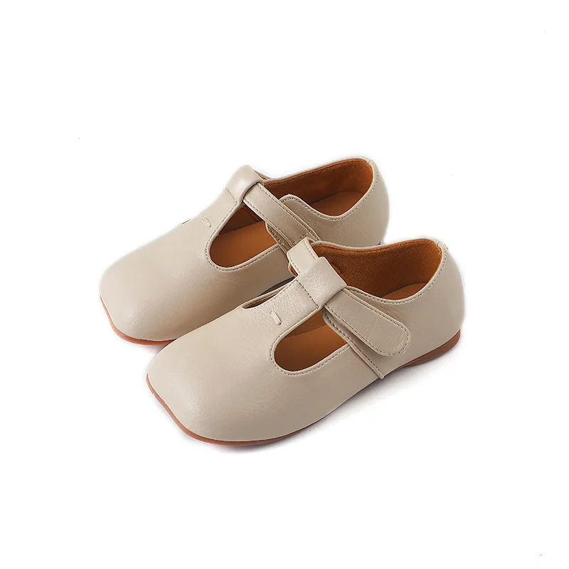 

Kid Shoes Children Girls Baby Girl Leather Shoes Autumn Child Single Shoes Fashion Wild Leisure Shoes Solid Color SX147