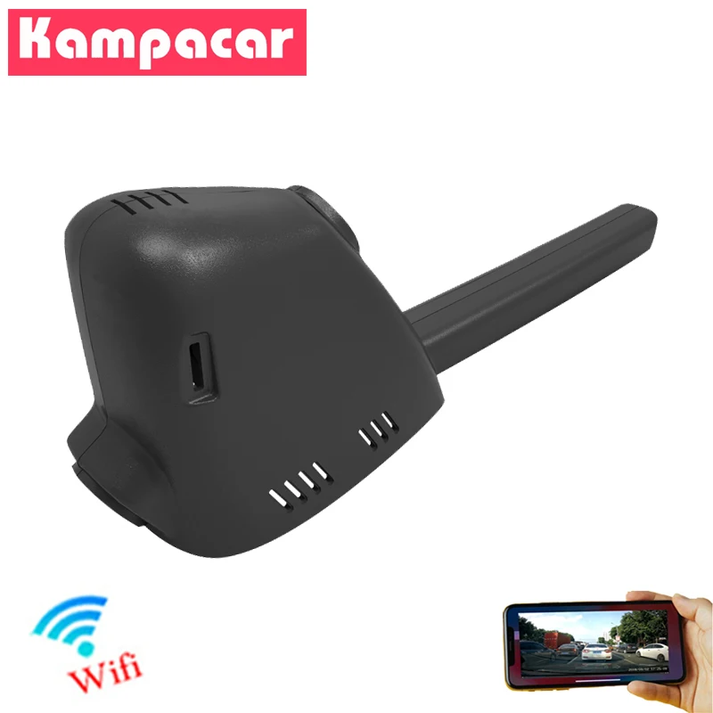 

Kampacar Novatek 96658 Car Wifi DVR Dash Cam Dual Cameras Auto Recorder For Peugeot 308 t9 sw gt 2015 To 2019 Two Lens Car Dvrs