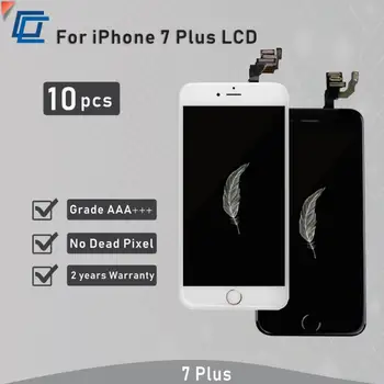 

10pcs For iPhone 7 Plus 7Plus LCD With 3D Force Touch Screen Assembly Tested Replacement Display No Dead Pixel Free DHL