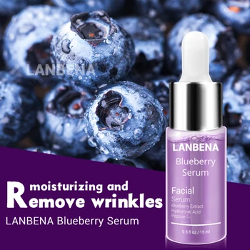 

Serum Hyaluronic Acid Blueberry Moisturizing Spot-fading Universal Essence Anti Aging Face Care