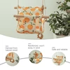 Wooden Hanging Swing Seat Adjustable Safety Canvas INS Portable Baby Cushion Hammock 0-12 Months Toddler Outside Swing Chair 5