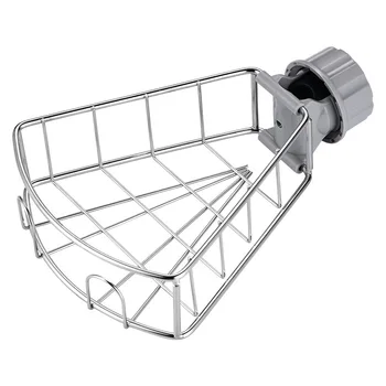 

Sink Caddy Organizer, Kitchen Faucet Sponge Holder, Stainless Steel Faucet Storage Rack