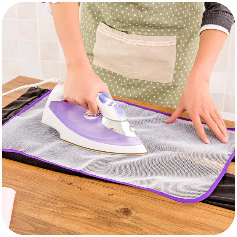 

1pc High Temperature Resistance Ironing Heat Insulation Mat Household Protective Mesh Cloth Cover in Pad-hot Home Ironing Mat