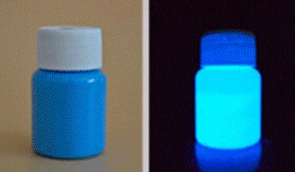 20 г флуоресцентная краска DIY, праздник карнавал темный пигмент свечение, ночной бег супер яркий светящийся Темный люминесцентный Пигмент - Цвет: blue