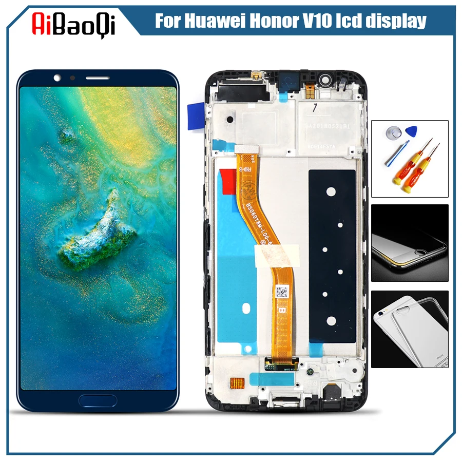 Оригинальный ЖК-экран M &amp Sen для Huawei Honor V10 BKL-AL20 BKL-AL00 View 10 BKL-L09 | Мобильные телефоны