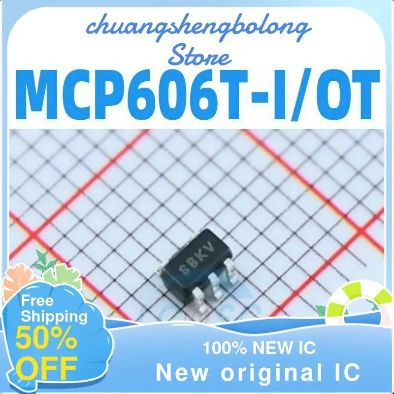 

20 шт MCP606T-I/OT SOT-23-5 2,5 V-5,5 V новый оригинальный IC