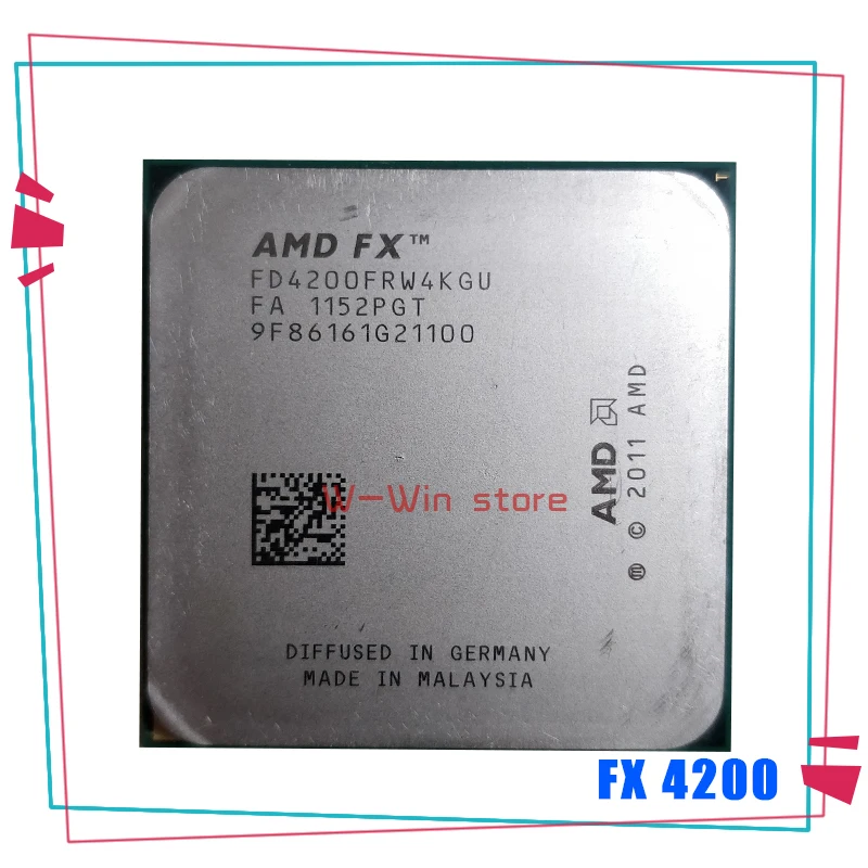 AMD FX Series процессор FD4200FRW4KGU четырехъядерный 3 ГГц разъем AM3 + 1 заказ|Процессоры| |