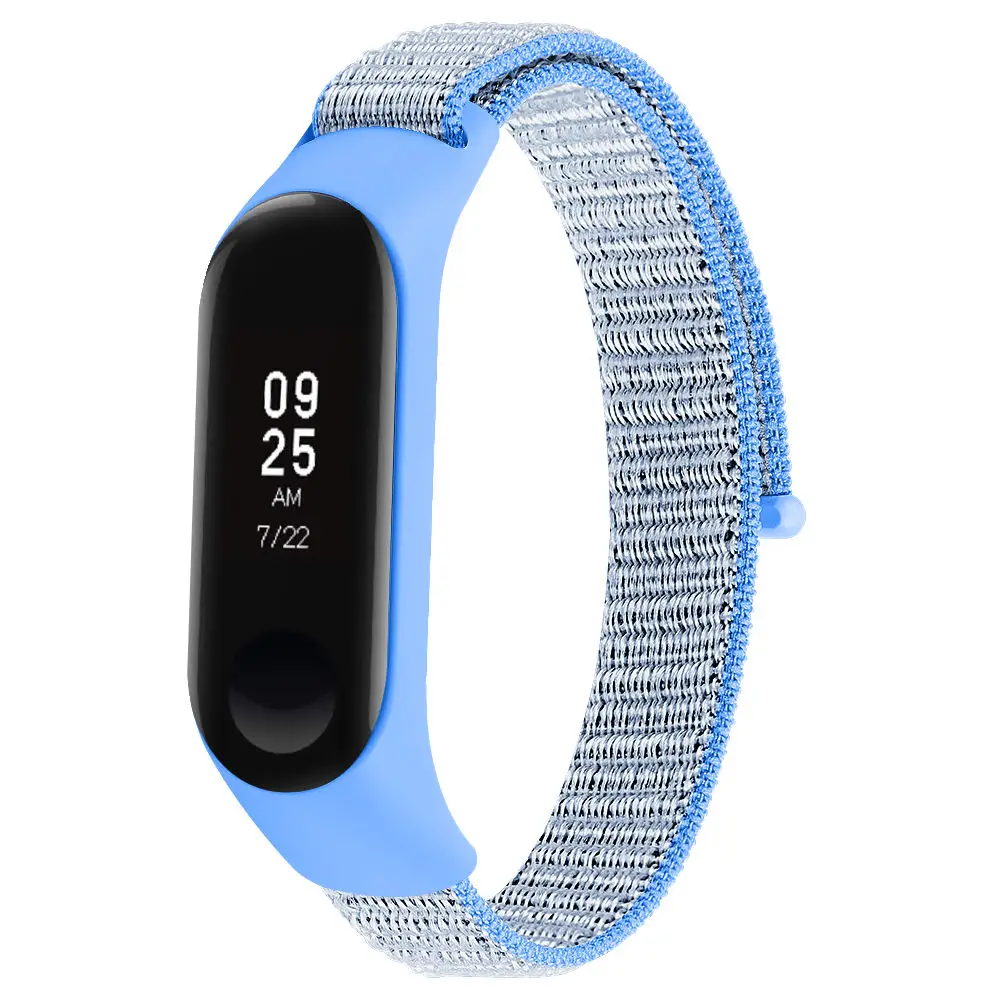 Чехол-бампер, тканый нейлоновый ремешок с петлей для Xiaomi mi Band 4 mi Band 3/4, умный чехол с браслетом, сменный ремешок на запястье