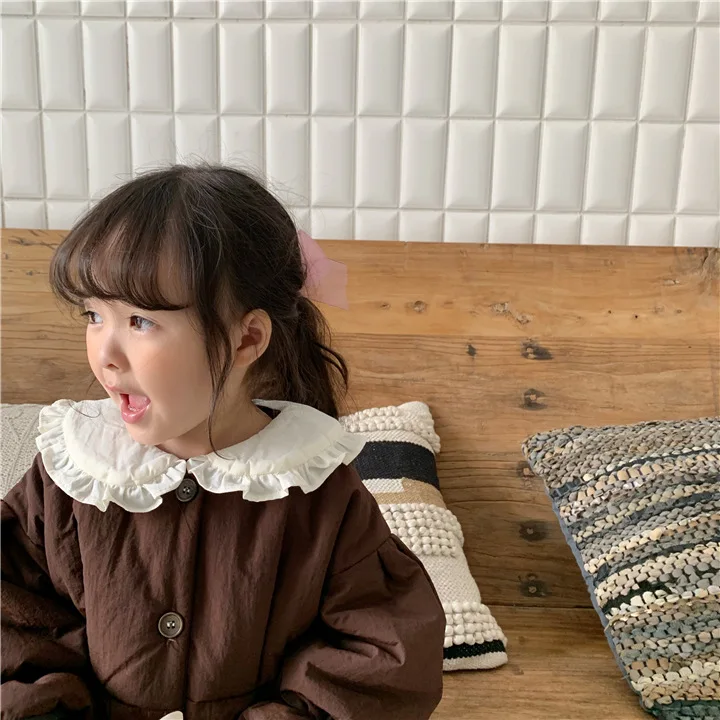 Toddler Girl Clothes Baby Boy Clothes Girl Winter Jacket Girls Winter Coat Ruffles Korean Thicken Clothings