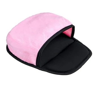 

Portable Usb Heated Mouse Pad Mouse Pad Hand Warmer With Wrist Protector In Winter Suitable For Office Gift