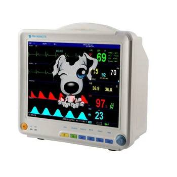 

12in animal 6 parameters monitor support optional function ETCO2