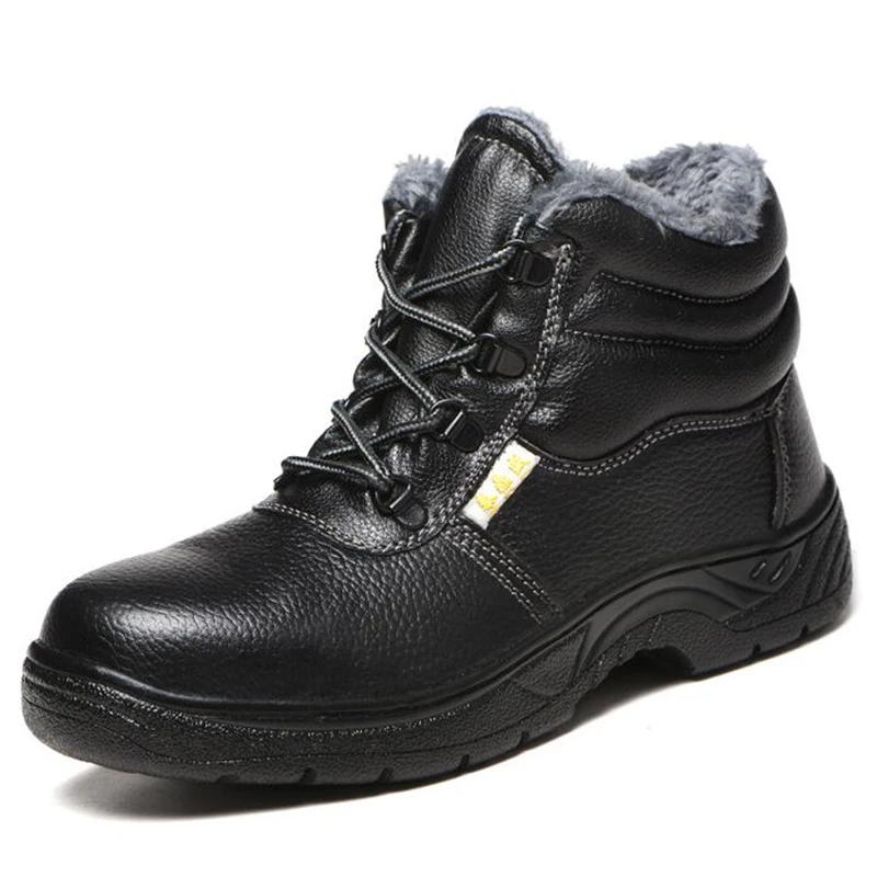Safety Jogger Safety Steel Toecap Leather Work Mens Boots Black 