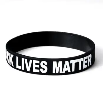 

Black Lives Matter Soft Silicone Motivational Bracelet Inspirational With Trendy Sports Bracelet Accessories