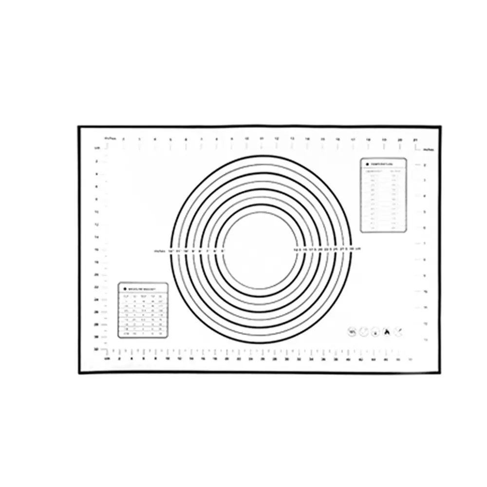Силиконовые выпечки со шкалой стекловолокна прокатки тесто pad антипригарное Кондитерские Печи Лайнер хлеб pad домашний маленький эксперт