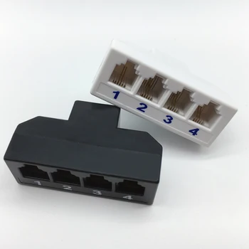 

Product Name: RJ45 To RJ11 One Point Four Landline Adapter Network Telephone Adapter Telephone Exchange Interface Computer Perip