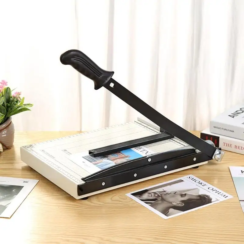 

A4/A5 Precision Paper Cutter for Home Office DIY Scrapbook Papers Photo Cutter Durable Solid Metal Base and ABS Plastic Parts
