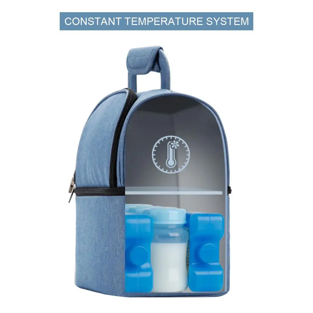 Portable Mummy Bag Home Out Breast Milk Preservation Package Multi-function Baby Bottle Insulation Bag