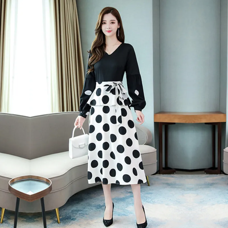 2019 осеннее платье для подиума Новое шифоновое высокого качества Женский