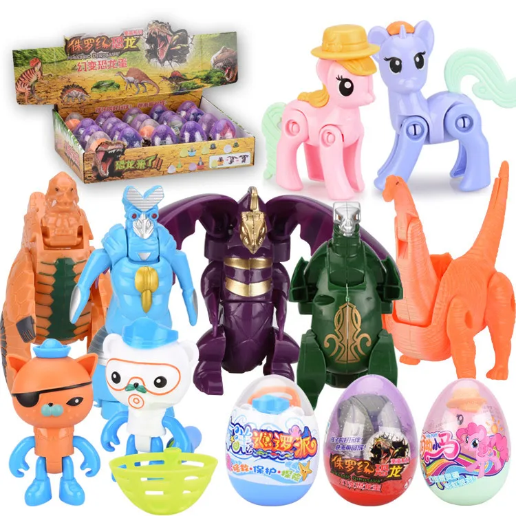 

Hot Selling Jurassic Transformation Dinosaur Egg Capsule Toy Anime Model Monster Egg Ott Egg Toy
