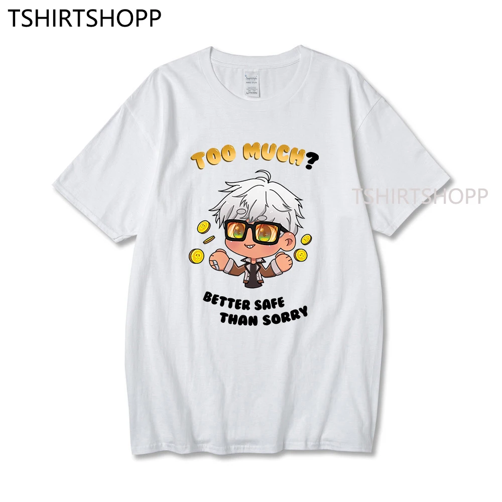 Футболка Obey Me Shall We Date Мужская Harajuku Kawaii MammonTshirt Уличная одежда графическая Женская
