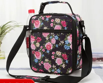 

iToruby Fitness Polyester Aluminum Zippered Cooler Box Fashion Nice Design Crossbody Thermal Lunch Bag