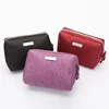 Small Makeup Bag for Purse Travel Waterproof Cosmetic Bag Portable Mini Makeup pouch with Zipper for Women Girls