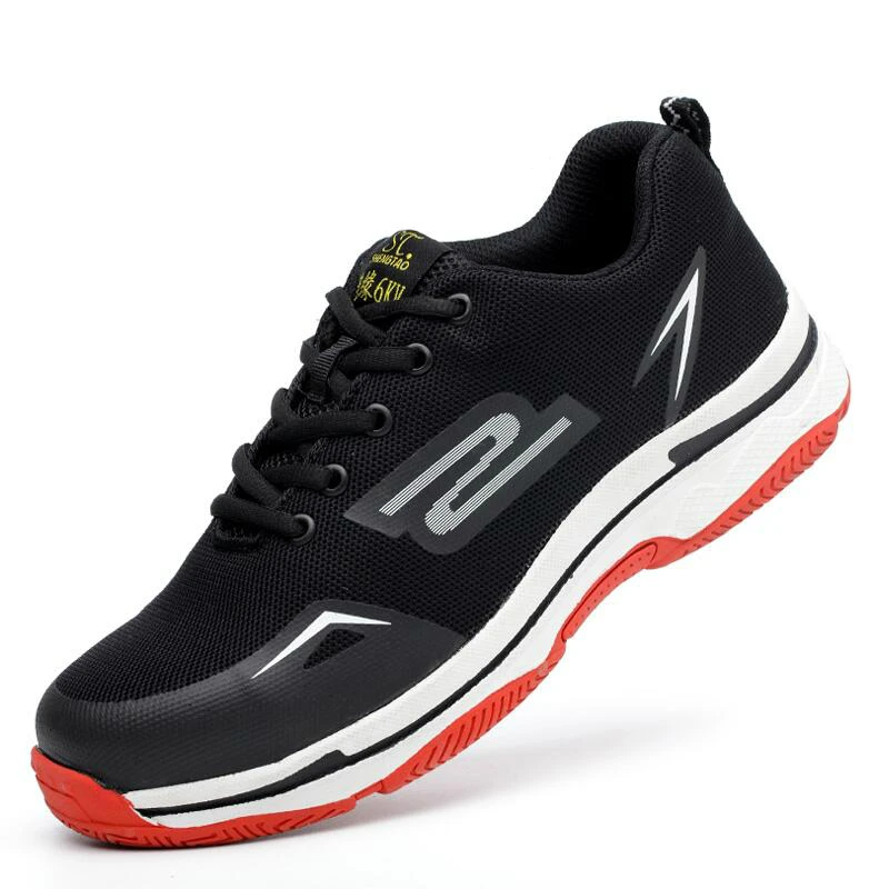 

new design men big size comfortable safety shoes outdoor building site worker shoe steel toe covers work boots security tooling