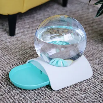 

Gravity Waterer Feeder Dogs Pets Automatic Water Drinking Dispenser Fountain