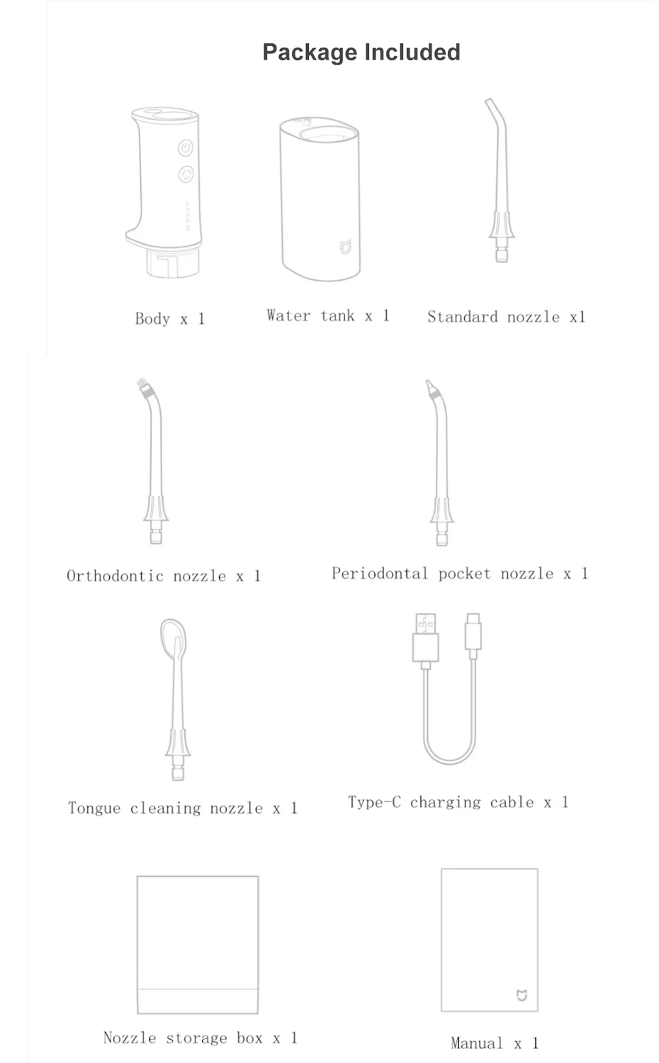 米家电动冲牙器-小米有品_01