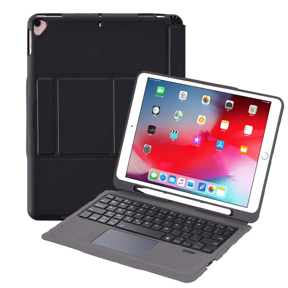 Клавиатура США для iPad 10 2 2019 Air 3 5 2017 Pro Bluetooth клавиатура планшета с кожаным чехлом и