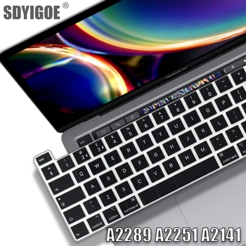 For macbook pro13 2020 Keyboard cover Laptop protective film 13" A2289 A2251 A2141 For MacBook pro 16 silicone keyboard cases 1